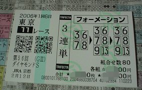2006ダイヤモンド三連単